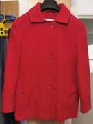Nanini - piękny czerwony płaszczyk roz. 40