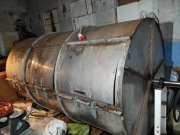 Parownica 4000L liści ziół tytoniu nierdzewna mieszalnik obrotowa bębnowa