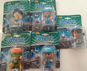 PinyPon figurki akcji złodziej policjant super bohater tenisista 