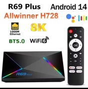 Tv Box R69 Plus 4/64gb H728 Android 14