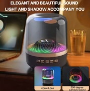 Głośnik Bluetooth 5.3 subwoofer Hi-Fi lampa akustyczna Android iOS