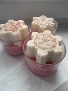 Świece sojowe ręcznie robione - zimowa śnieżynka - zapachowe