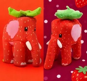 Roblox Pluszak Truskawkowy Słoń Ukradnij Mózg