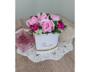 Flower box, Serce, Bukiet, Box, Dzień Matki, Upominek, Kwiaty