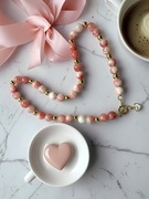 Różane Serce – naszyjnik z jadeitu 12 mm