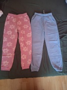 Dresowe spodnie dziewczęce rozmiar 140