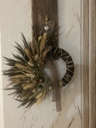 Wianek na drzwi naturalny boho