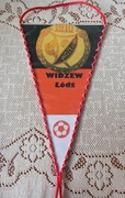 Widzew Łódź Proporczyk klasyczny w ładnym stanie