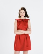 Zara Basic bombka, L, czerwona, kołnierzyk