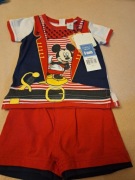 Chłopięcy komplet z krótkim rękawem