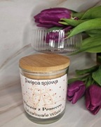 Świeca wieczór z prosecco, prezent dla przyjaciółki, Dzień Kobiet, urodziny