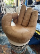 Pufa dłoń ręka siedzisko krzeslo dziecięce jysk ikea