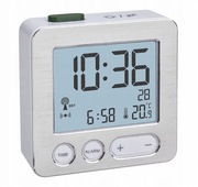 Zegar Budzik Termometr TFA Dostmann 60.2545.54 Radiowy DCF Podświetlany