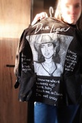 Kurtka ręcznie malowana, żakiet, custom Dua Lipa 