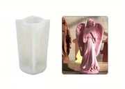 ANIOŁ Kobieta forma silikonowa 10.7*6 do Odlewów Świec Mydła Gipsu Wosku 