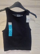 Top czarny xs/s tank top