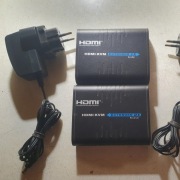 Konwerter sieciowy HDMI na IP komplet nadajnik i odbiornik KVM