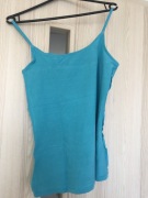 Niebieska bluzka na ramiączkach Esmara S/M 95%bawełna