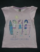 Bluzeczka dziewczęca z krótkim rękawem rozm. 122