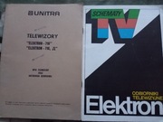 Odbiorniki Telewizyjne ELEKTRON , Instrukcje, schematy.