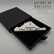 Pudełko prezentowe do magnesu górskiego. Eleganckie opakowanie na prezent