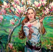 Zbyszek z mazur obraz olejny KATARZYNA