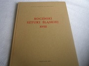 KSIĄŻKA-ROCZNIKI SZTUKI ŚLĄSKIEJ -TOM-XVIII