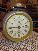 Stary budzik przedwojenny Junghans około 1890r sprawny 