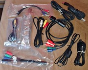 Zestaw różnych kabli - 10 szt.