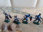 rycerze, pomalowane figurki 1/72 8 szt