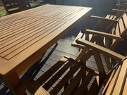 Meble ogrodowe drewno akacja 