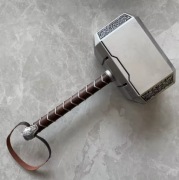 1:1 Młot Thora Mjolnir Cosplay Rekwizyt Prezent dla Fana Gumowy