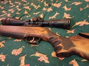 Crosman summit tuning Sloniu z lufa walther lg55, custom osada + luneta