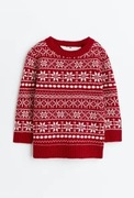 Sweterek Świąteczny H&M 128