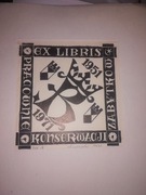 Trzy grafiki logotypy sygnowane