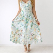 Sukienka haftowana gipiura wesele chrzciny