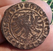 Zygmunt I Stary, grosz pruski 1529 Toruń, fałszerstwo z epoki 
