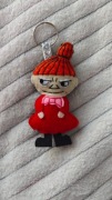 Mała Mi, Muminki wieczorynka, bajka - brelok do kluczy handmade