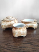 Zestaw porcelany PRL Karolina, 3 elementy, stan dobry