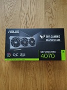 Asus RTX 4070 TUF OC 12GB Gwarancja do 31.07.2027