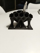 Organizer przybornik stojak na długopisy czarny designerski 