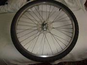 KOŁO ROWEROWE JOYTECH ALUMINIOWE TYLNE 24" + OPONA I DĘTKA