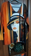 Sweterek włoski plus size  nowy kobieta 