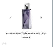 Attraction Game Woda toaletowa dla Niego 75 ml
