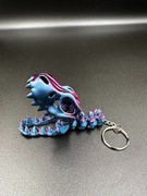 Flexi T-rex Czaszka Brelok do kluczy Midnight City
