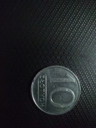 Moneta 10zł z 1988r. destrukt/skrętka