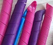 Nowe Spiralne lokówki do włosów 18szt 50cm papiloty wałki do włosów