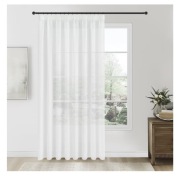 Biała Woalowa firana o wymiarach 300 x 290 cm 