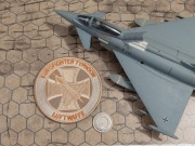 Naszywka Eurofighter Typhoon Luftwaffe pustynna rzep velcro