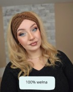 Opaska zimowa 100% wełna